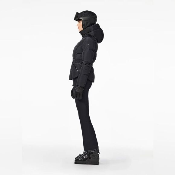 Goldbergh Lou Ski Jacket Black Waterproof Belted Down NWT US 8 (Runs Small) - Picture 3 of 13